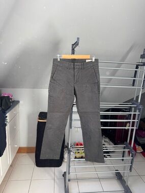 GAP Men's Straight Chinos - Charcoal Gray